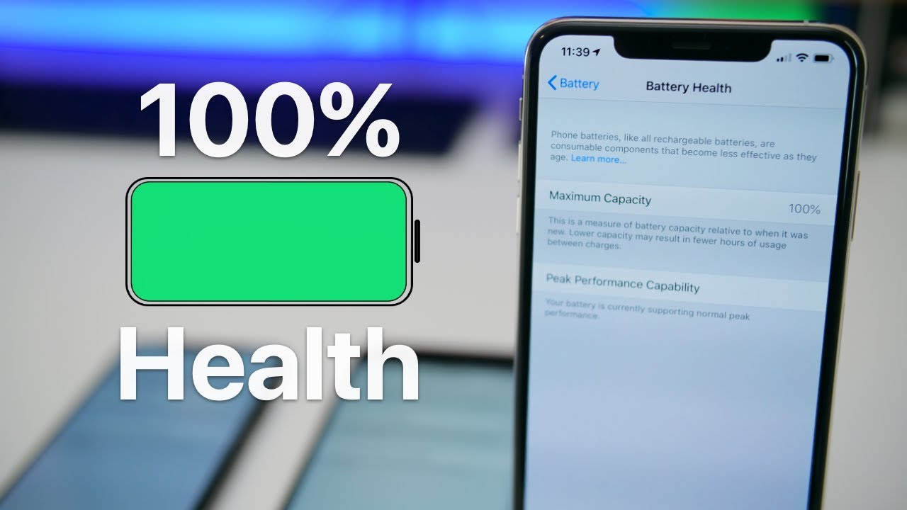 100 Percent iPhone Battery Health - How I do it