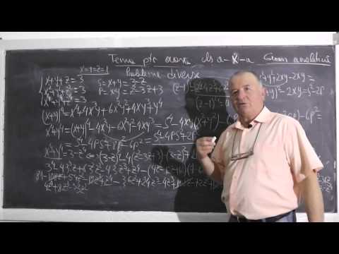 Lectia 389 - Sisteme de ecuatii - Exercitii - Tema la matematica - Clasa 10