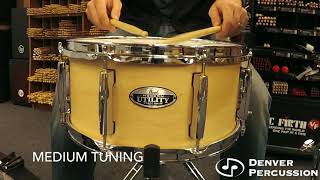 Video thumbnail for 6.5x14" Pearl Modern Utility Maple Snare Drum by Denver Percussion