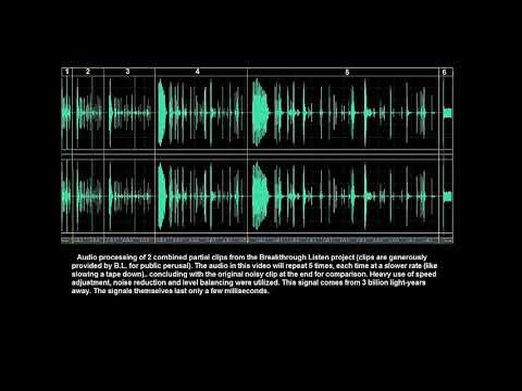 Actual sounds of the FRB 121102 (Fast Radio Burst)