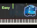 TAYO THE LITTLE BUS THEME EASY PIANO