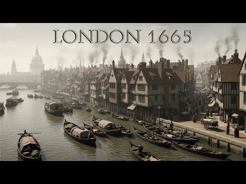 London 1665 (AI Reconstruction): A Walk Through The Plague