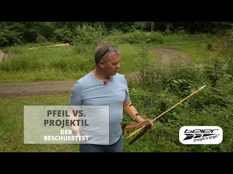 Pfeil vs. Projektil - Beschusstest - BOGENSPORT BEIER