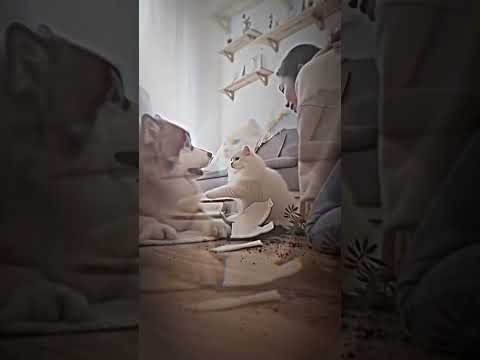 anji nya sampe kaget di tuduh kucing nya