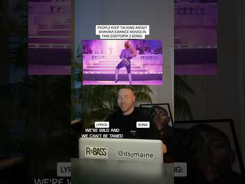 People Are Talking About Shakira’s Dance Moves In Her Zootopia 2 Song “Zoo” #shorts #shakira