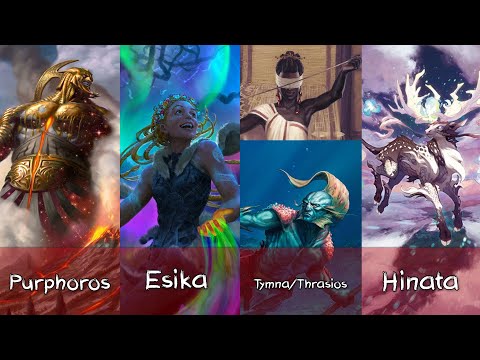 Showdown of the Skalds | Purphoros vs Esika vs Tymna/Thrasios vs Hinata | Commander / EDH