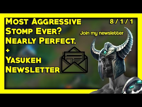 Most Aggressive Stomp Ever With Mid Tryndamere? NEWSLETTER Announcement