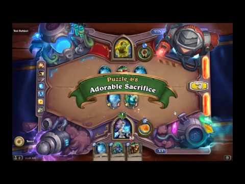 Solution Puzzle Lab Mirror: Adorable Sacrifice - Test Subject (4/8), Hearthstone Boomsday