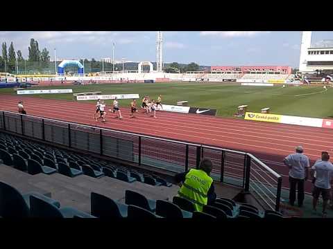 100m běh B Memoriál Josefa Odložila 6.6.2016