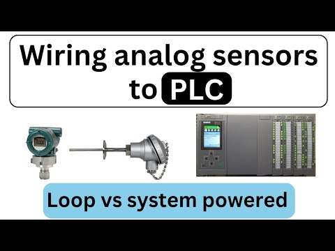 Part of a video titled Wiring Analog sensors to PLC | PLC Fundamentals 10 - YouTube