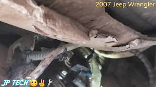 2007 Jeep Wrangler Codigo P0335  crankshaft position sensor . Sensor de posicion de cigueñal.