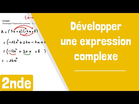 Comment développer une expression complexe ?