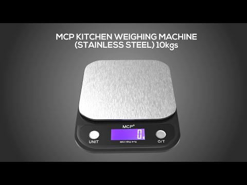 MCP Digital Kitchen Scale 10kgs WH-B23 Stainless Steel USB