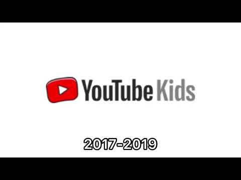 Youtube Kids historical logos