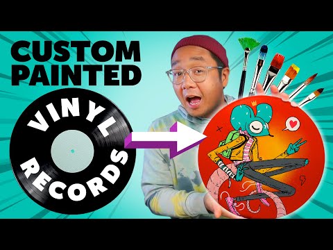 Custom Painting Vinyl Records (Relaxing)