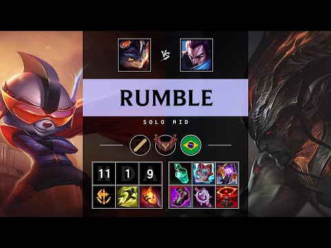 Rumble Mid vs Yasuo - BR Grandmaster Patch 25.17