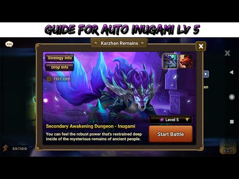 Summoners War : Karzhan Remains Inugami Level 5