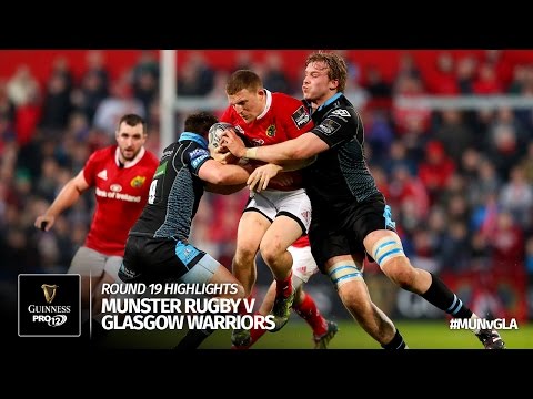 Round 19 Highlights: Munster Rugby v Glasgow Warriors | 2016/17 season