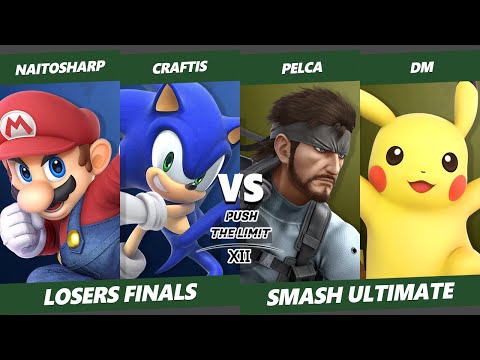 Push the Limit 12 Losers Finals - naitosharp & Craftis Vs. Pelca  & DM - SSBU Ultimate Tournament