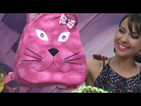 Mulher.com 29/08/2014 - Mochila Gatinha por Neia Rocha - Parte 1
