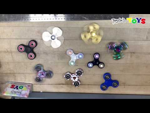 Metal vs Plastic Ceramic Fidget Spinner Spin Test - Longest Spin Time?