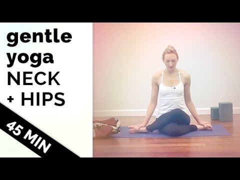 Sanftes Yoga für Anfänger: Nacken und Hüfte | Sanfte Bewegung plus Yin Yoga (45 Min.)