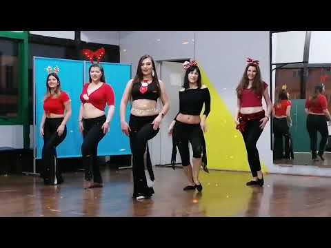 Marina Ann Dance School - Jingle Bell Rock - NEW YEAR/CHRISTMAS BELLYDANCE CLASS