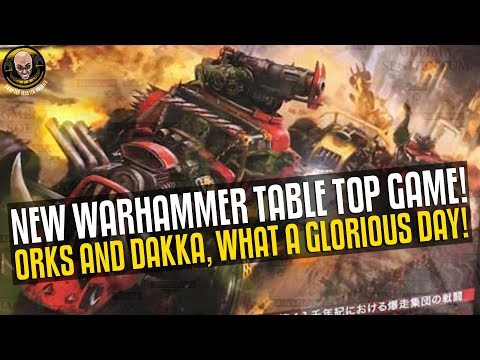 New Warhammer Game! SPEED FREEKS - Orks and DAKKA! Glorious!