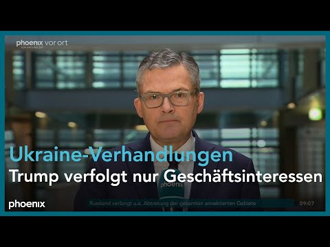 phoenix tagesgespräch mit Roderich Kiesewetter zur Ukraine am 02.12.25