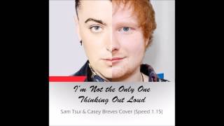 I&#39;m Not the Only One Thinking Out Loud (Sam Tsui/Casey Breves - 1.15 speed)