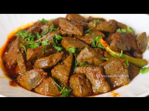 Kaleji Fry Recipe/ Hyderabadi Spicy Kaleji Fry Recipe / Iron- Rich Recipes 