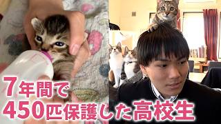小学5年生から猫の保護に人生を捧げる高校生に密着【保護猫】