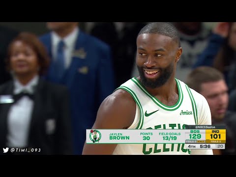 Jaylen Brown Highlights vs Indiana Pacers (30 pts, 4 ast, 4 stl) | 2025-26 NBA Season