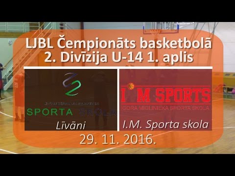 Basketbols 2DIV U14 Līvāni - I. Miglinieka Sporta Skola