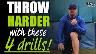 My 4 Favorite Baseball Throwing Drills to Throw Harder!