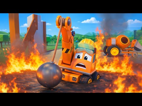 Super RIESEN BOHRER rettet den ABRISSKRAN aus einer schweren Notlage