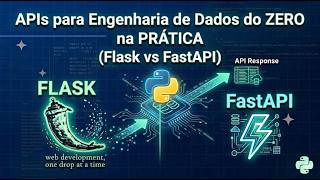 Projeto Prático de APIs para Engenharia de Dados do ZERO | Flask vs FastAPI 2026