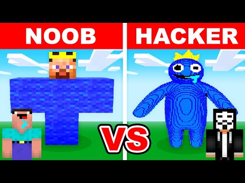 Cobey - NOOB vs HACKER: I Cheated In a Rainbow Friends Build Challenge! (Blue)