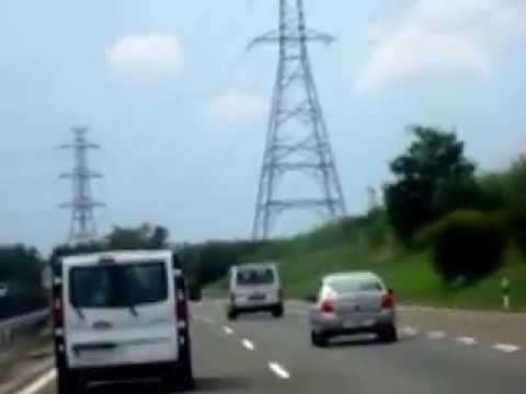 Driving in Hungary - Győr neighbourhood
