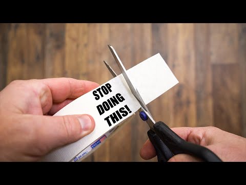 The RIGHT WAY to Use Double Sided Tape