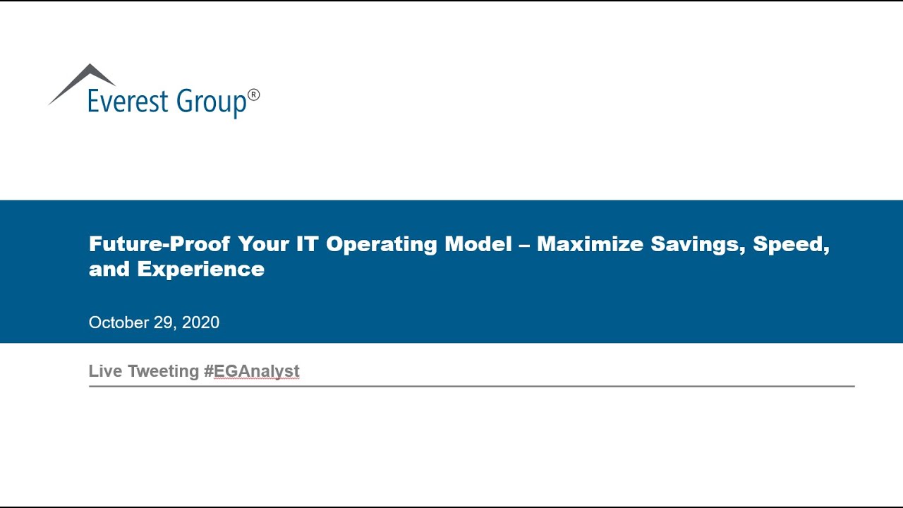 On-Demand Webinar | Future Proof Your IT Operating Model