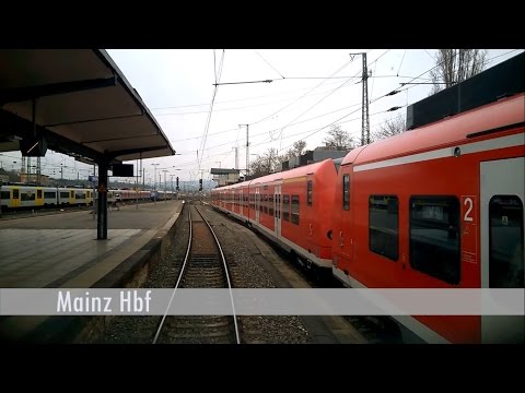 FÜHRERSTANDSMITFAHRT: Mainz Hbf - Bingen Stadt