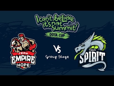 Empire Hope vs Team Spirit Game 1 - I Can't Believe It's Not Summit! - Group Stage