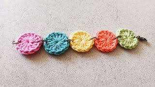 Easy Rainbow Crochet Bracelet for Kids | Beginner-Friendly DIY Jewelry Tutorial