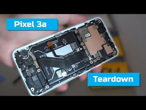Pixel 3a Teardown part.1 - Disassembly (salt water damage)