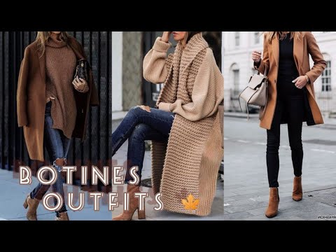 MODA MUJER CÓMO VESTIR BIEN OTOÑO INVIERNO 2022 CON BOTINES Y BOTAS! LOOKS MODA 2023 MUJER FASHION