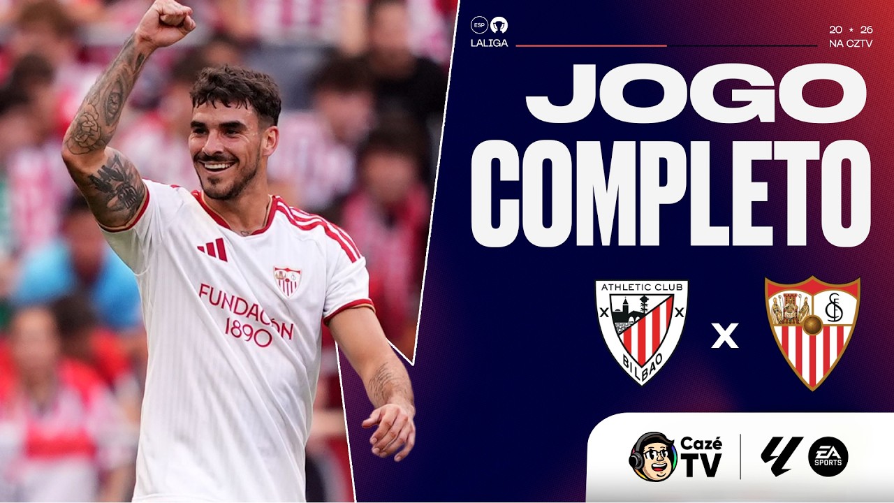 JOGO COMPLETO: ATHLETIC BILBAO X SEVILLA | LALIGA 26/27 | 2ª RODADA