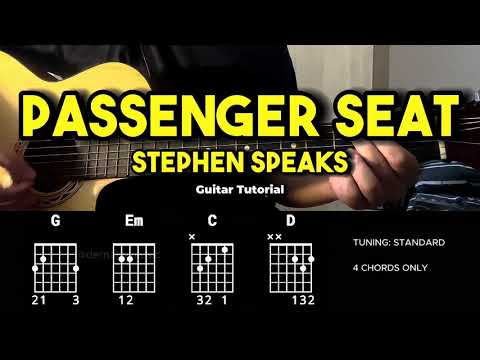 Passenger Seat - Stephen Speaks | Easy Guitar Chords Tutorial For Beginners (CHORDS & LYRICS)