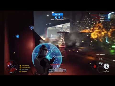 Clone trooper versus enemy Heroes "Left, right, left, right, one, two, three!" Battlefront II (2017)