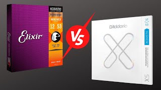 Video thumbnail for D’Addario XS VS Elixir Nanoweb by Minimalist Musician